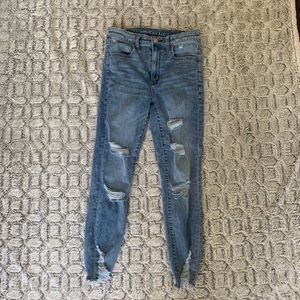 American eagle high waisted skinny jeans